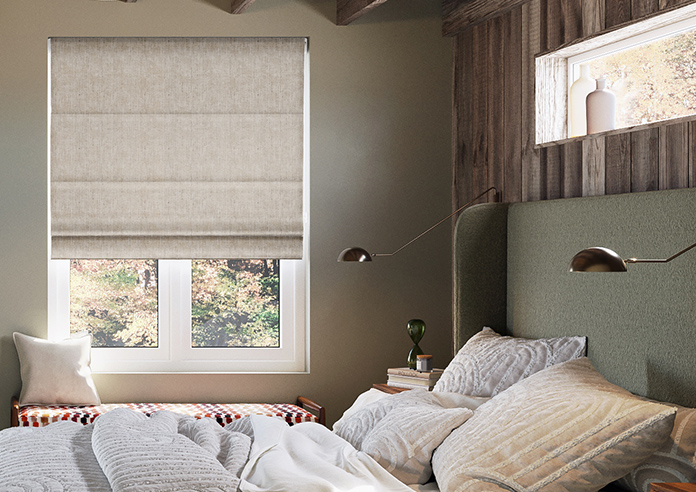 Crossform, Polished Ivory - Twist&Fit Roman Blind - Image 3